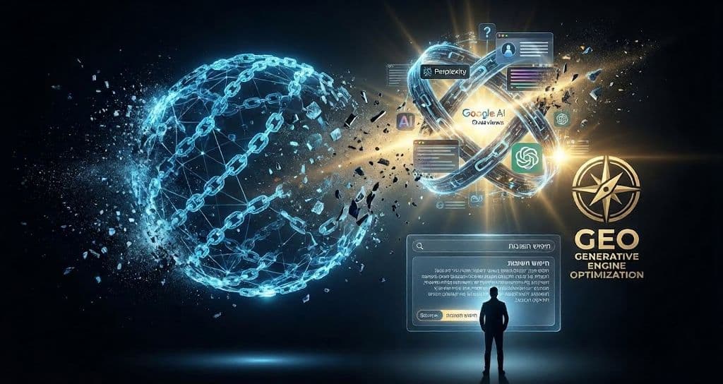 קידום אתרים GEO – הופכים את המותג שלכם לתשובה הרשמית של ה-AI